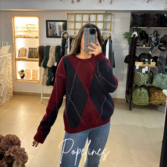 Jersey rombos marino