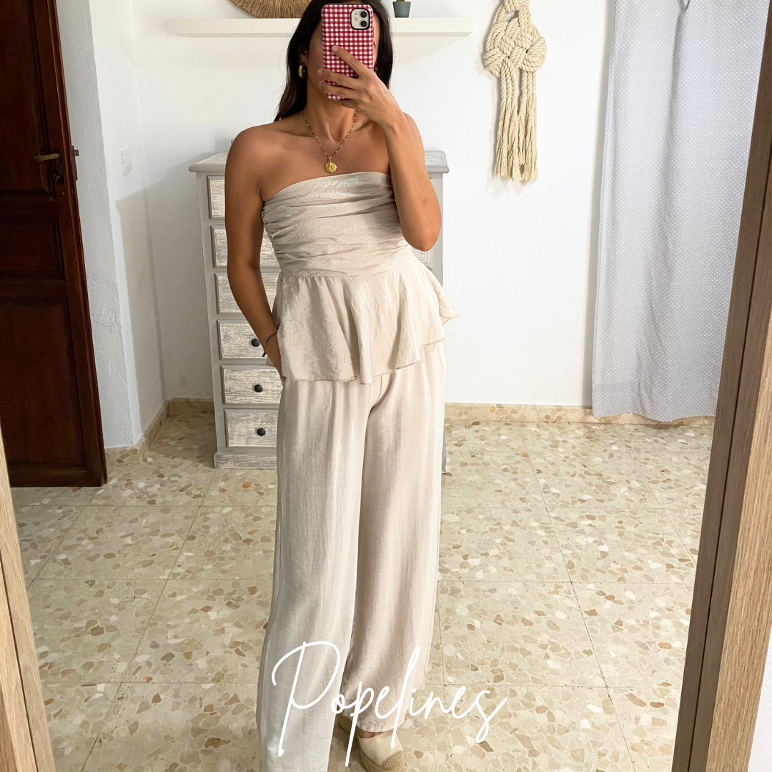 Conjunto Lorena beige