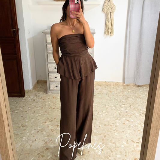 Conjunto Lorena chocolate