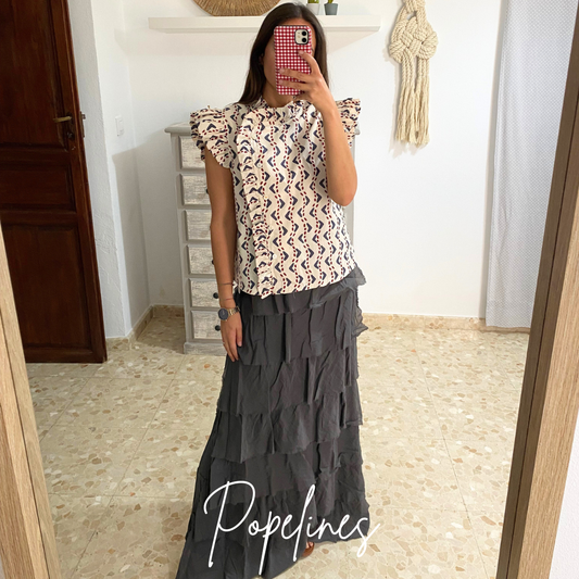 Falda/ vestido Kenza gris