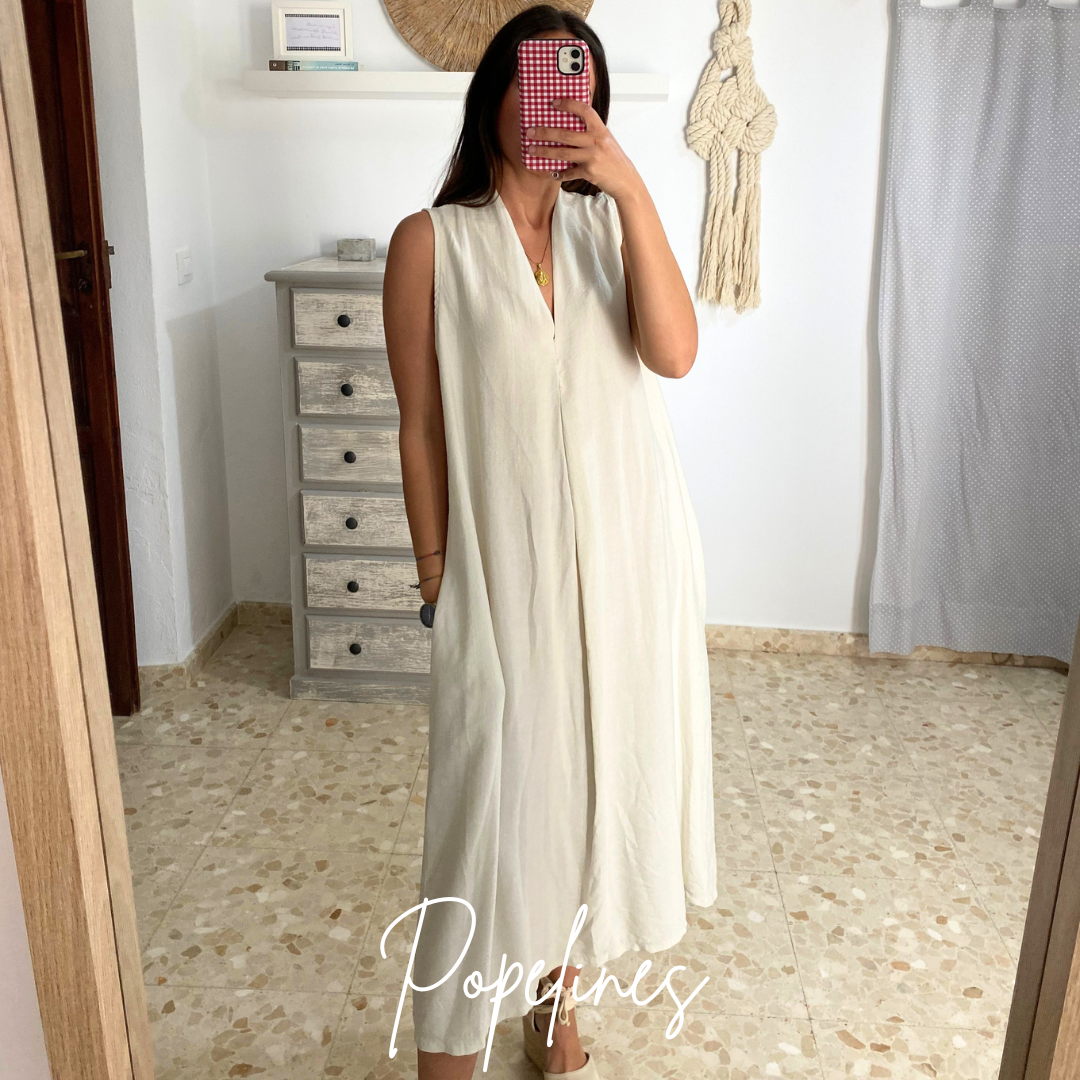 Vestido Isabel beige