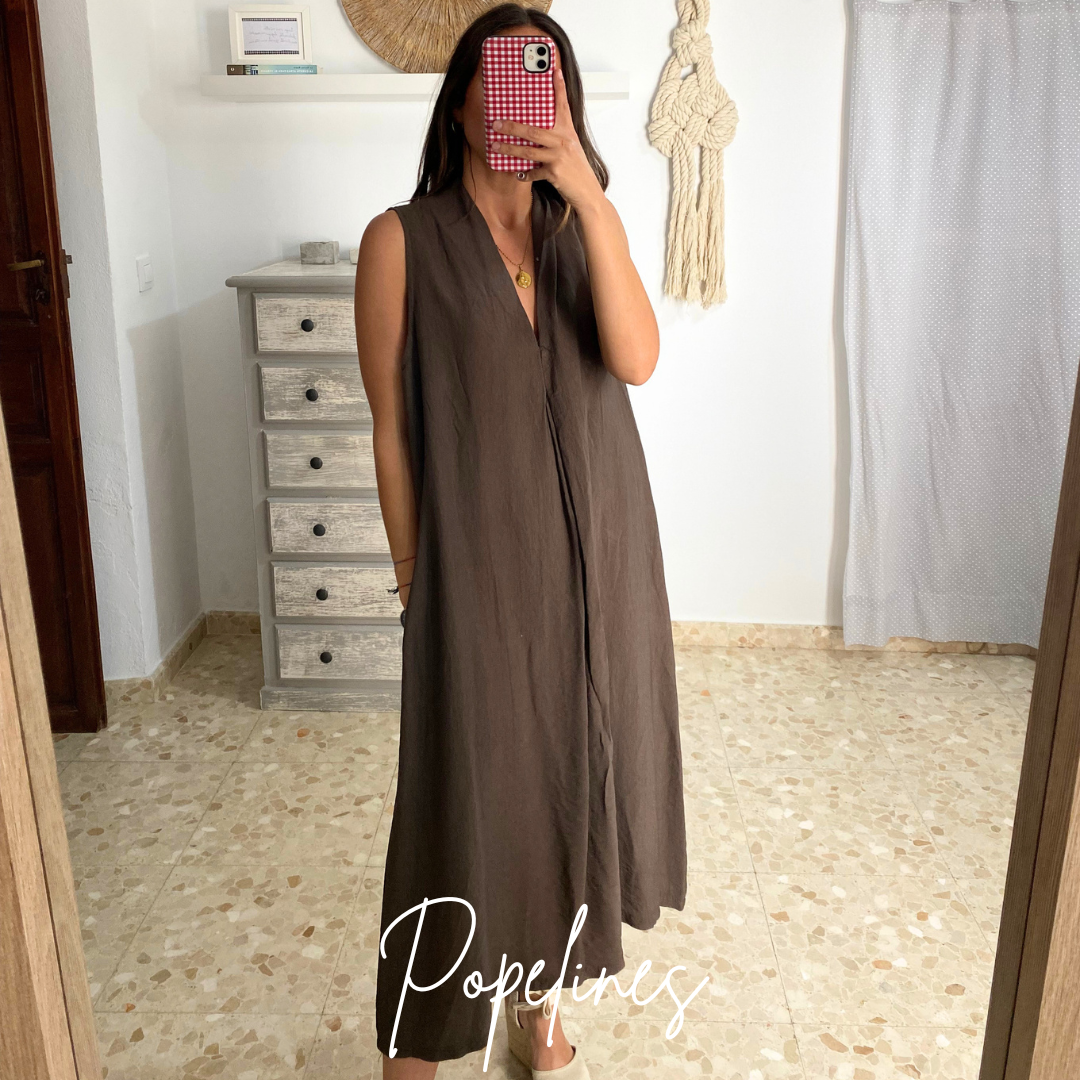 Vestido Isabel chocolate