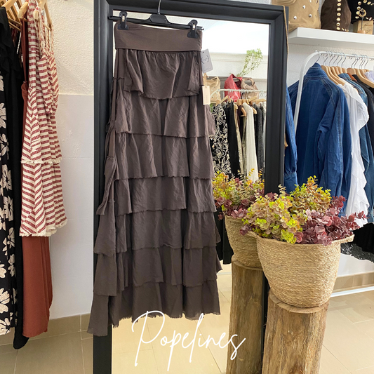 Falda/Vestido Kenza chocolate