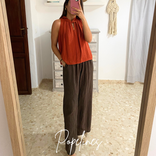 Pantalón Sofía chocolate