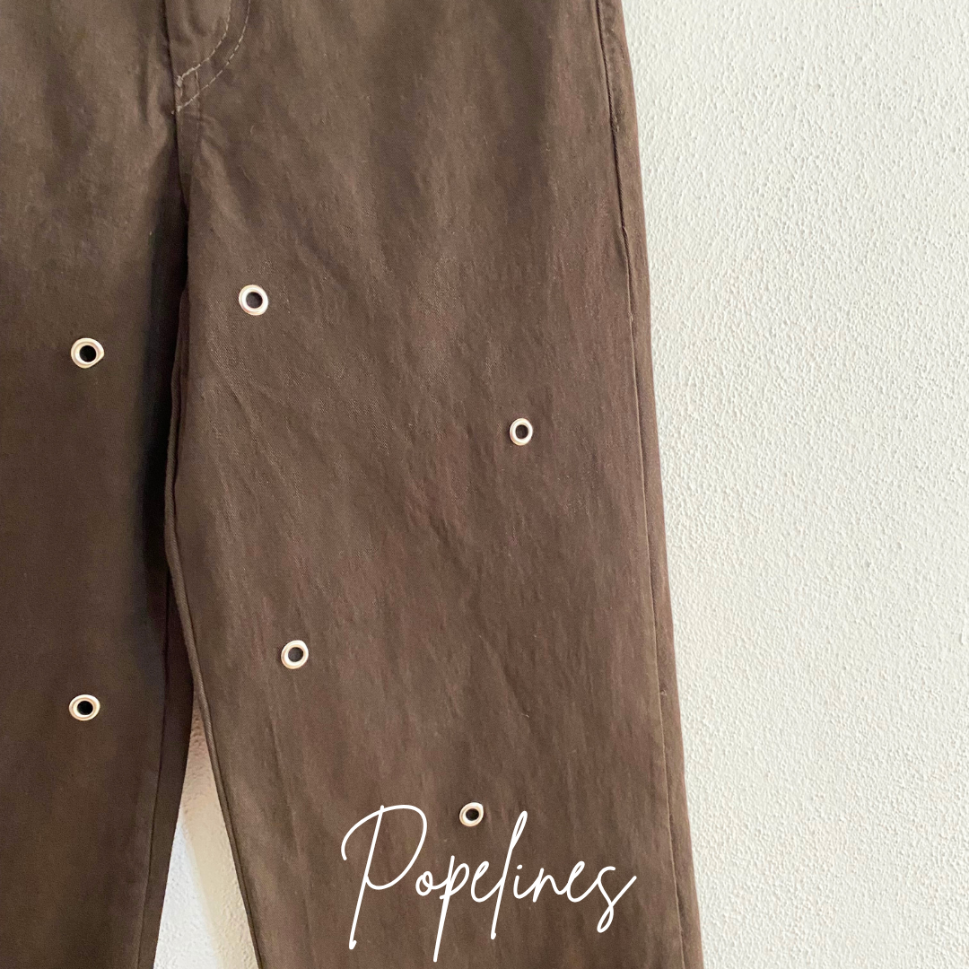 Pantalón arandelas chocolate