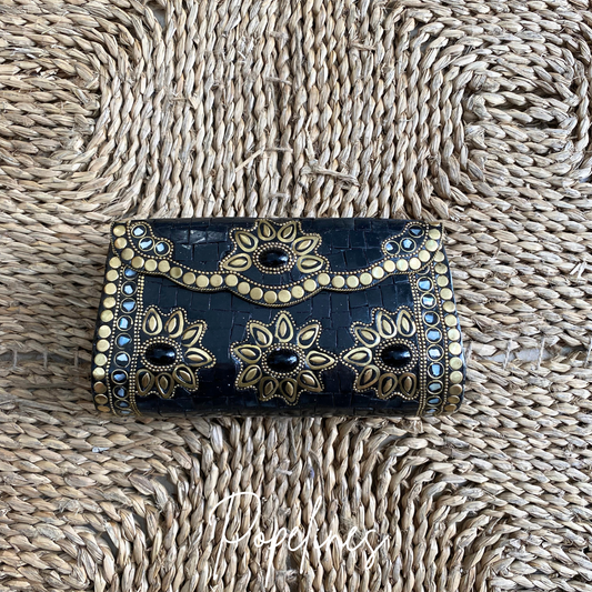 Bolso latón negro