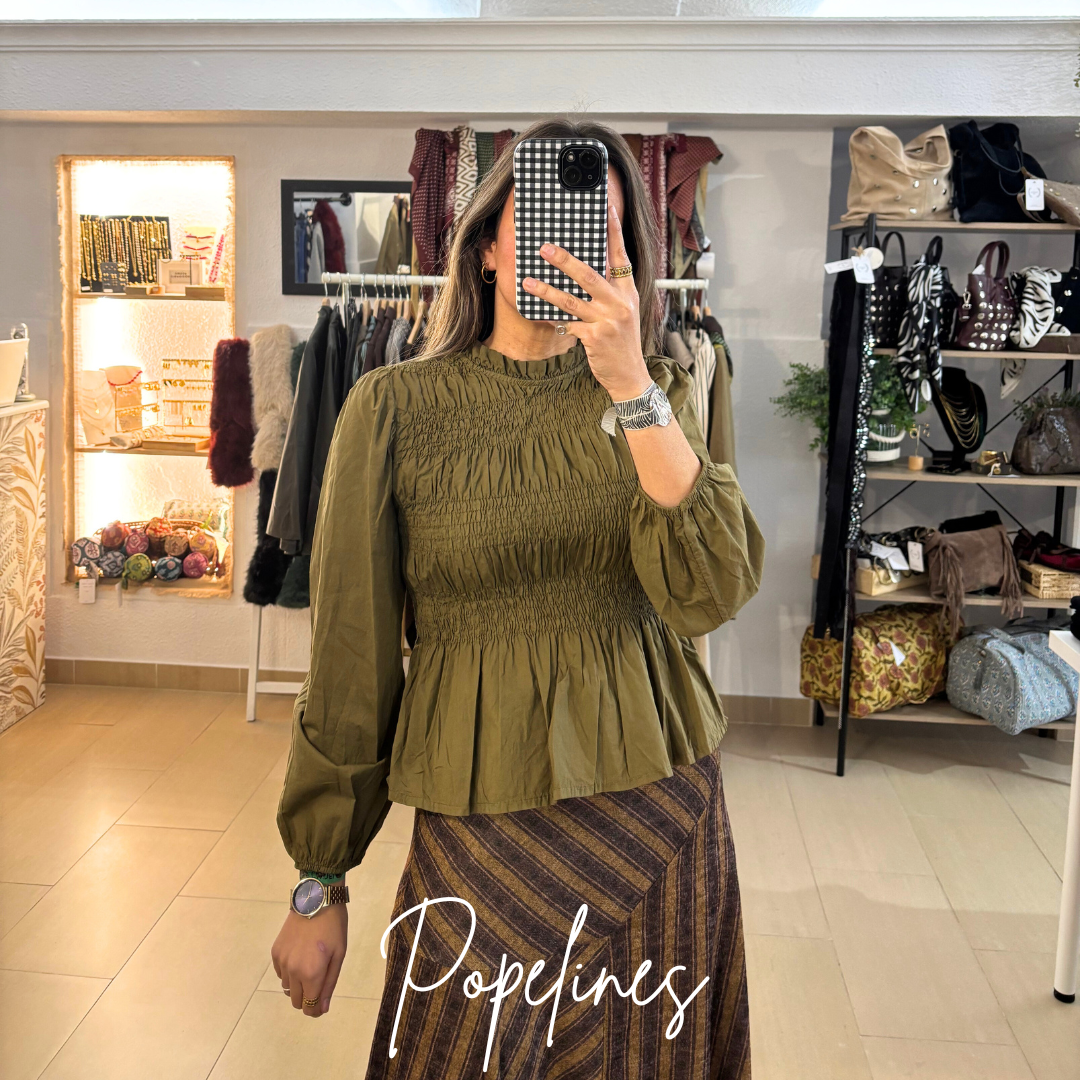 Blusa Cáceres ocre