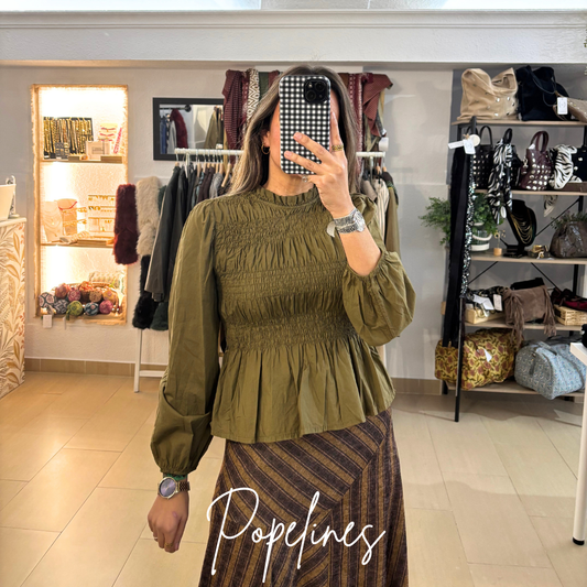 Blusa Cáceres ocre