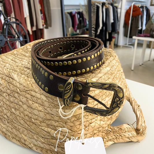 Cinturón Mapuche doble tachuela