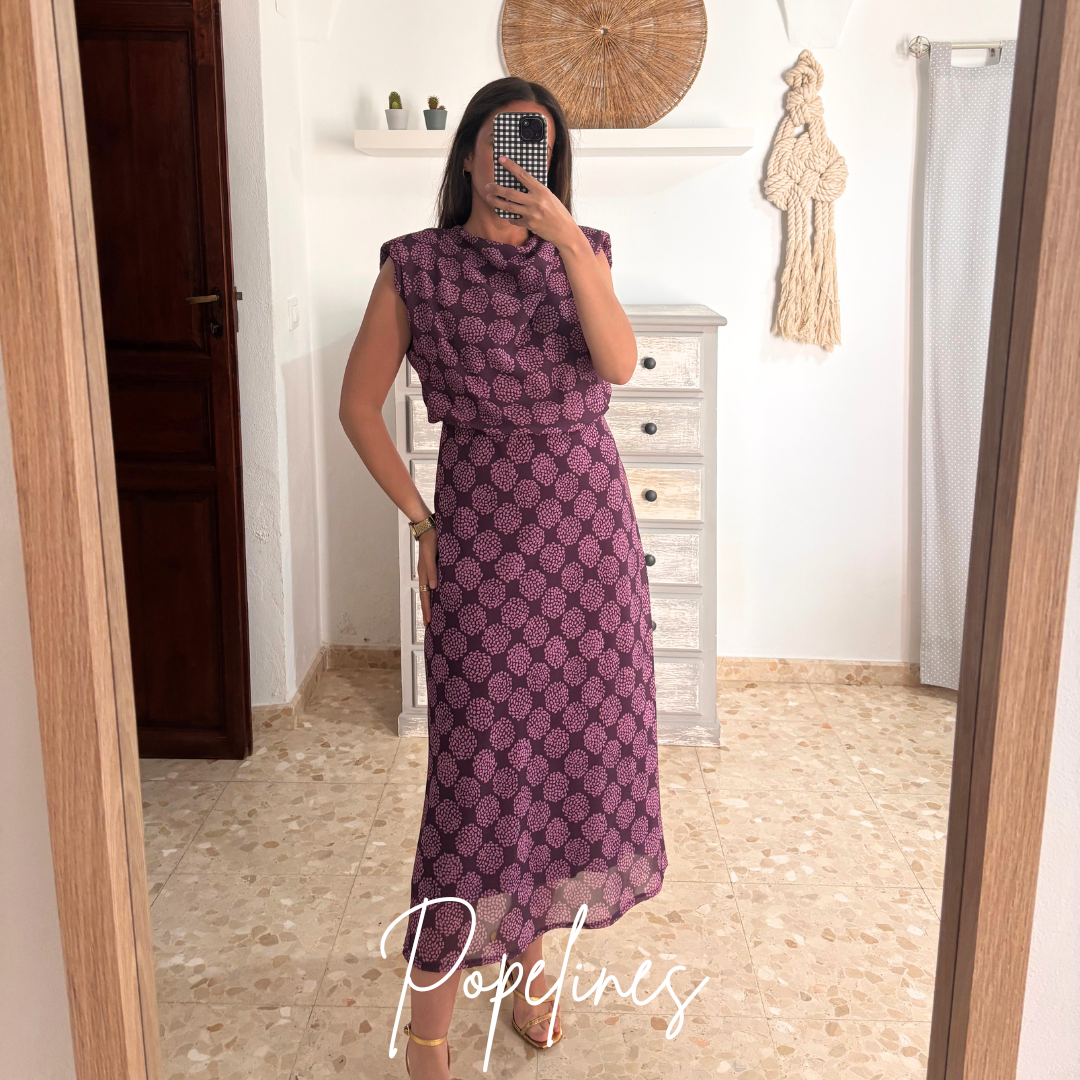 Vestido Jaén malva