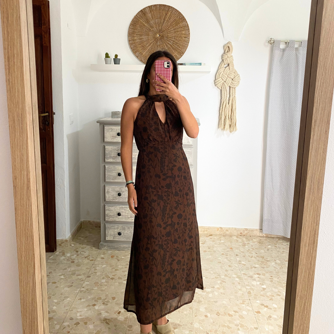 Vestido Nuria chocolate