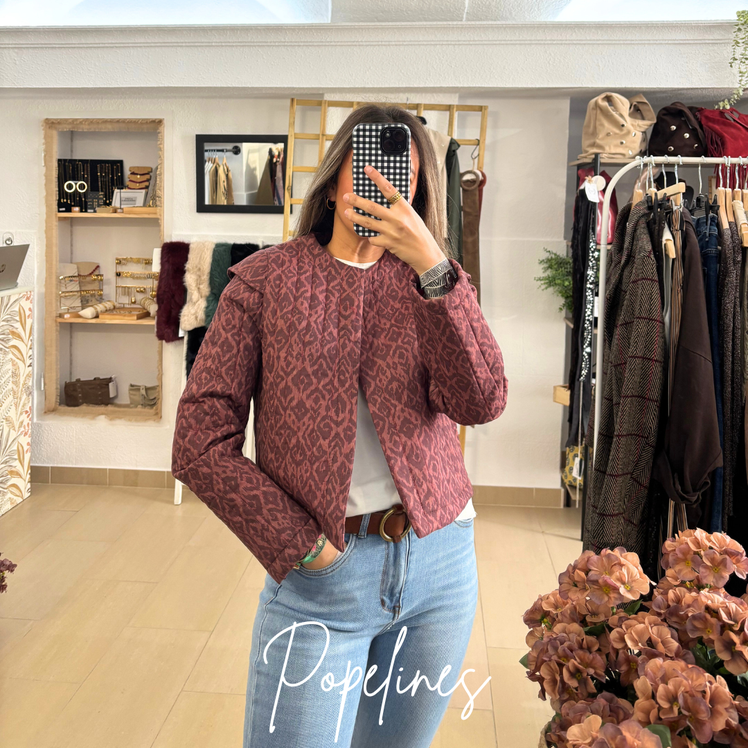 Chaqueta Lourdes malva