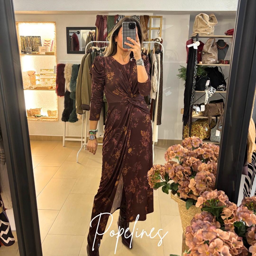 Vestido Palermo chocolate