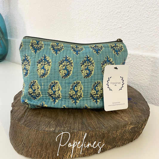 Neceser pequeño azul claro