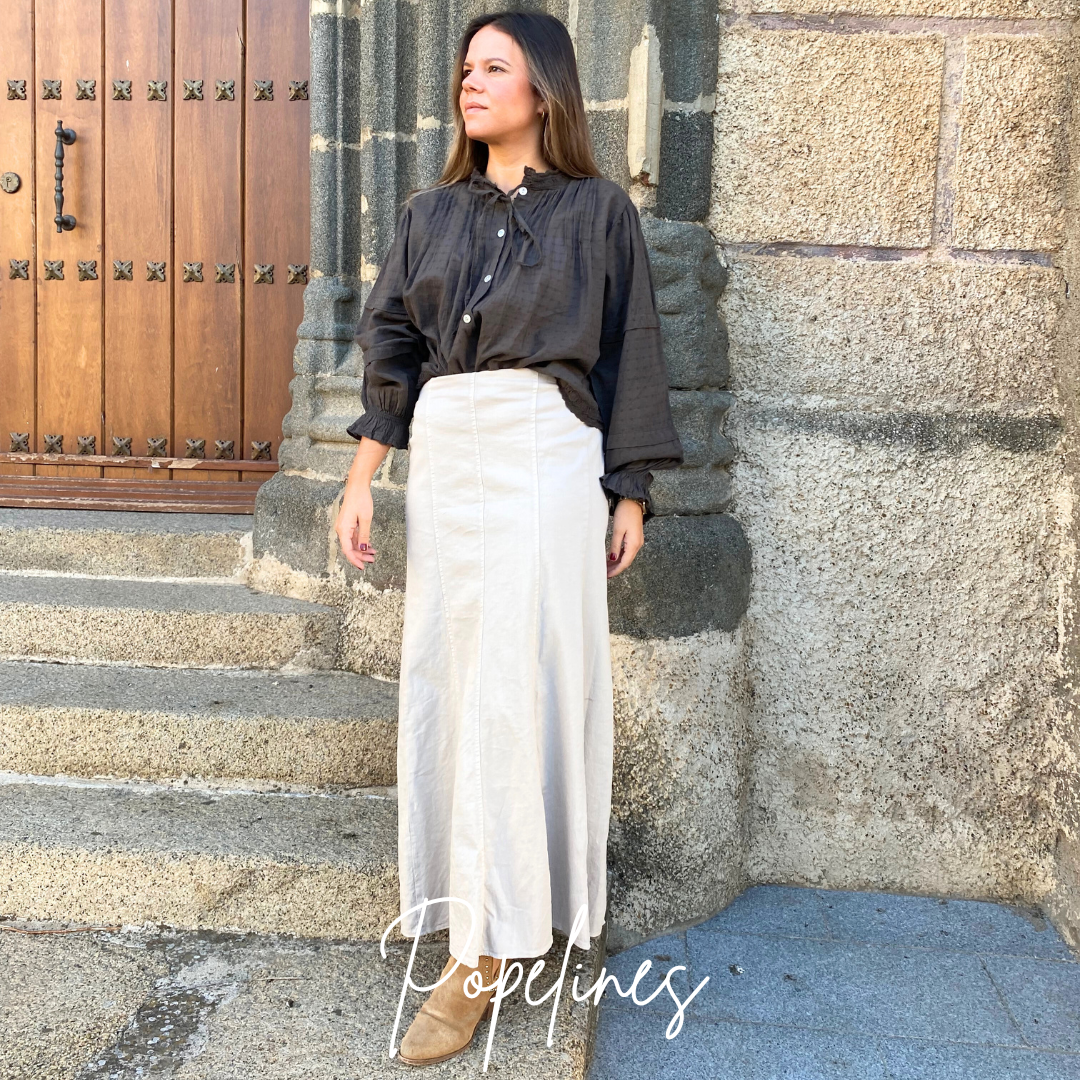 Falda Catama beige