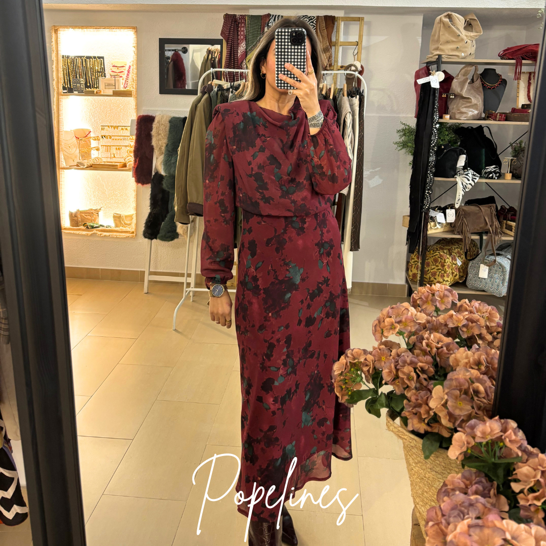 Vestido Luria berenjena