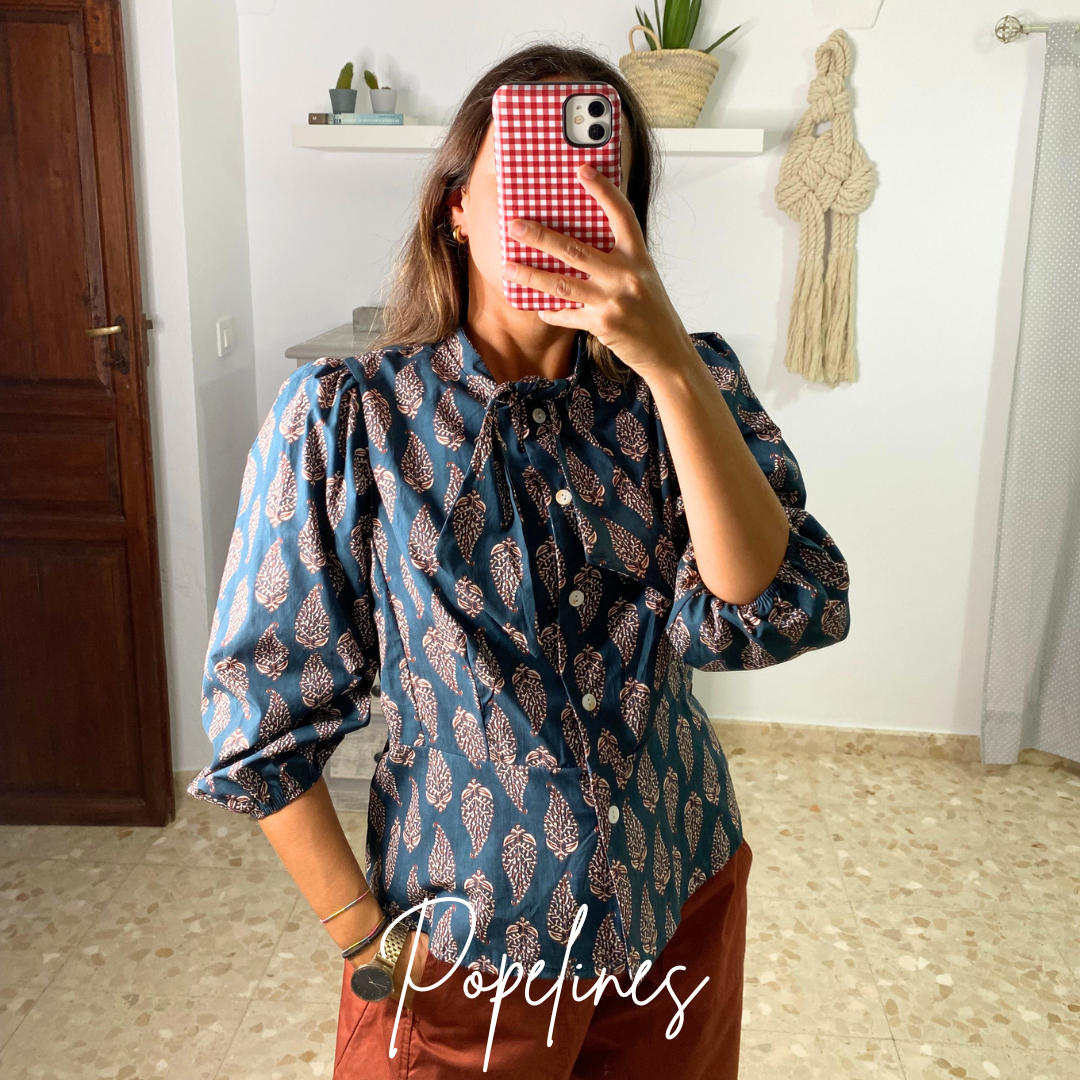 Blusa Olivia petróleo