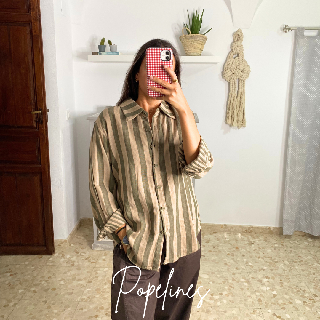 Camisa listas verde