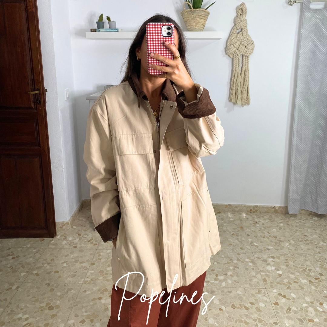 Chaqueta Safari beige