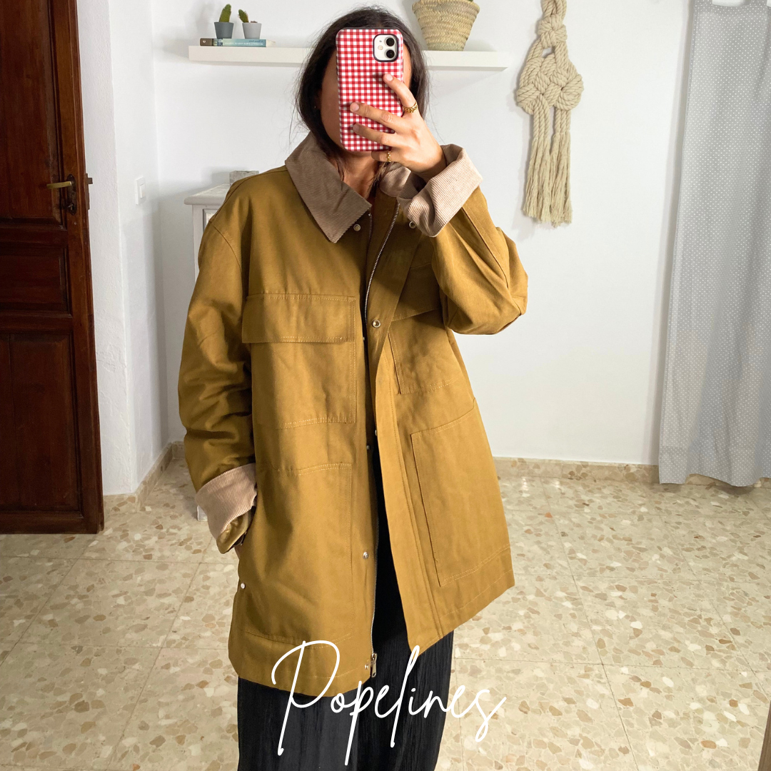 Chaqueta Safari ocre