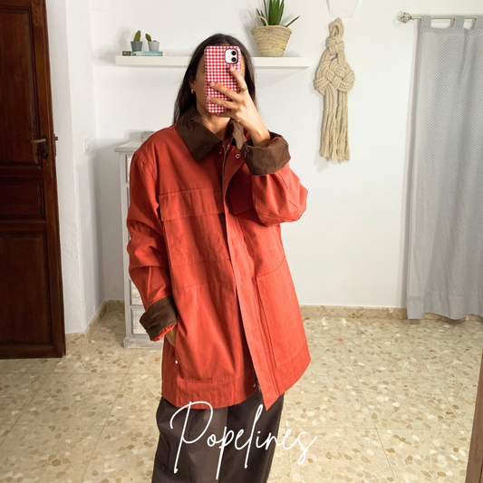 Chaqueta Safari teja