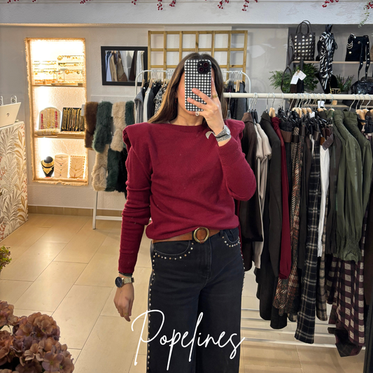 Jersey hombrera cereza