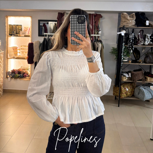 Blusa Cáceres blanca