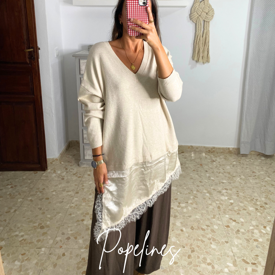 Jersey lencero beige