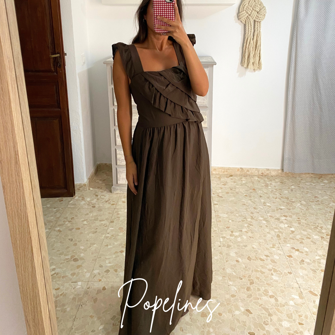 Vestido Bolonia chocolate