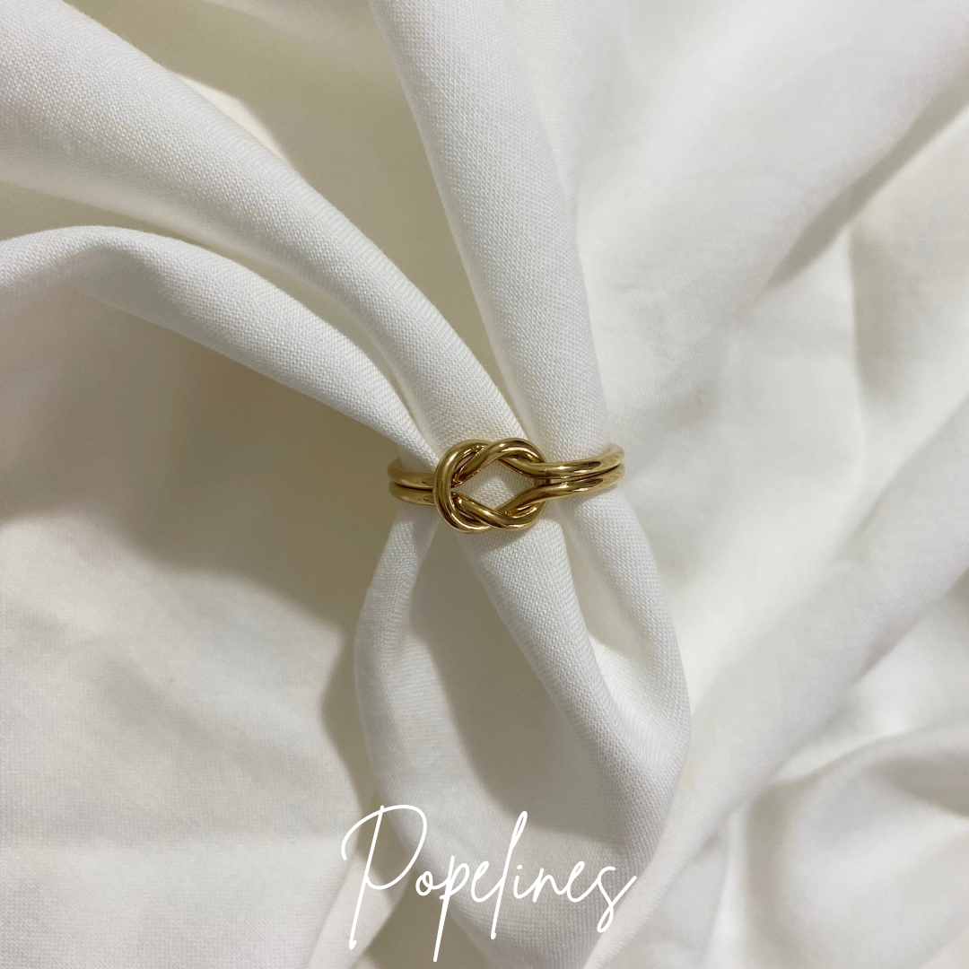 Anillo nudo doble