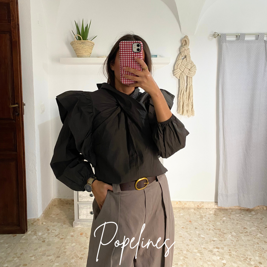 Blusa cruce chocolate