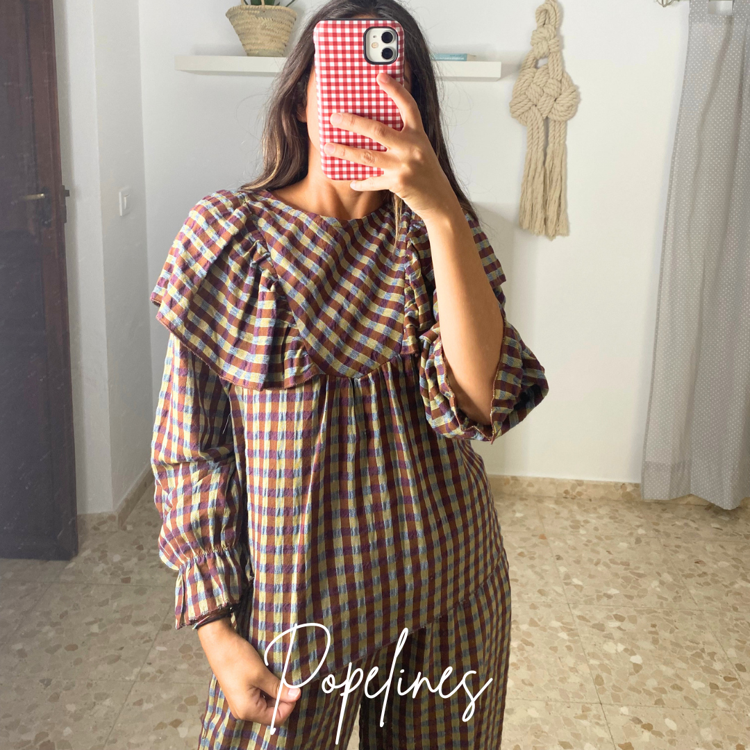 Blusa cuadritos