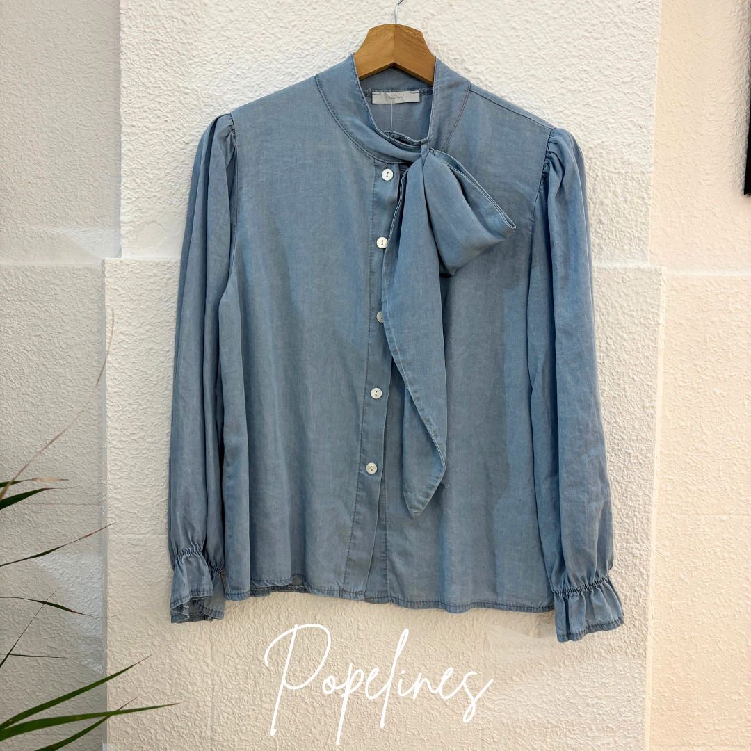 Blusa denim lazada