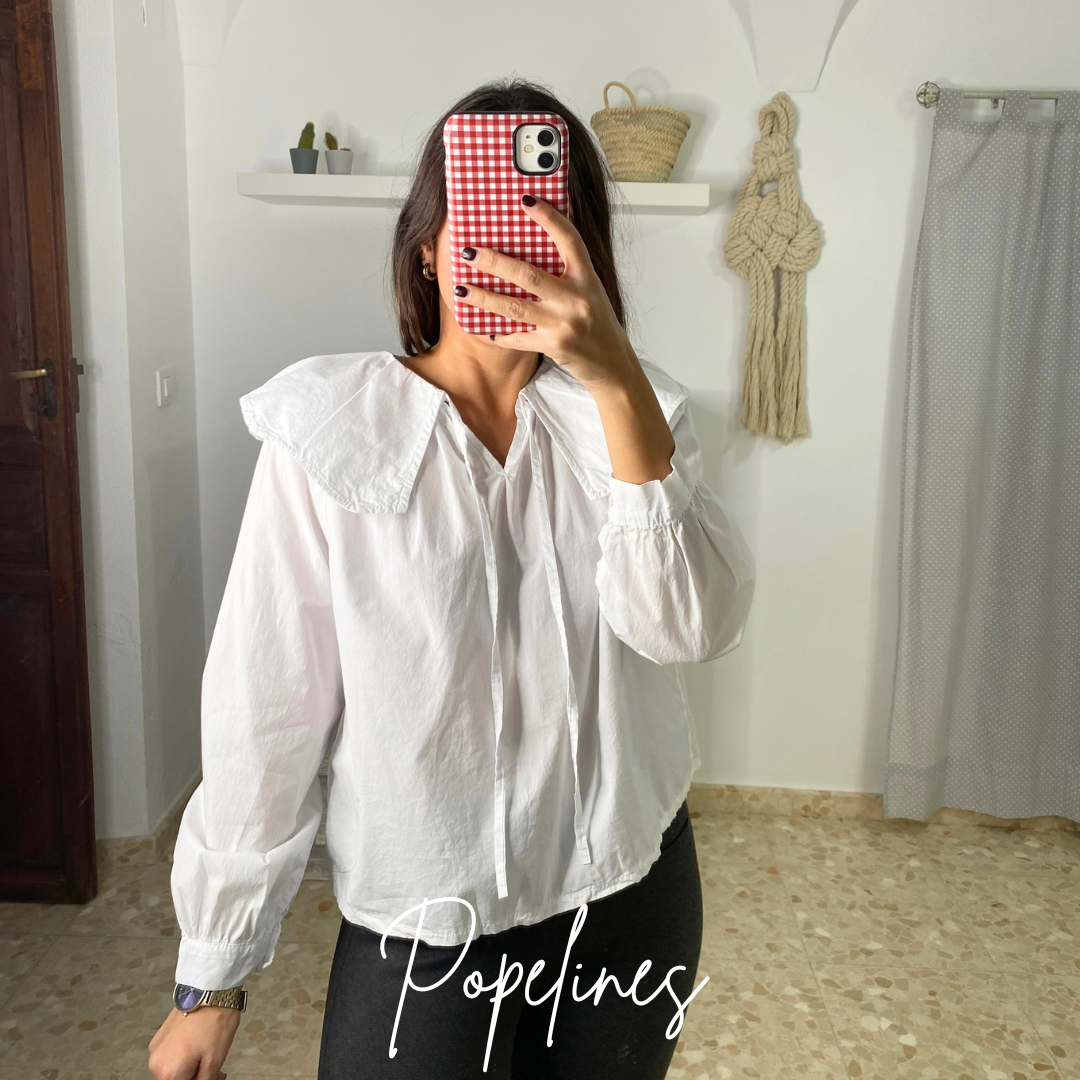 Blusa gola blanca