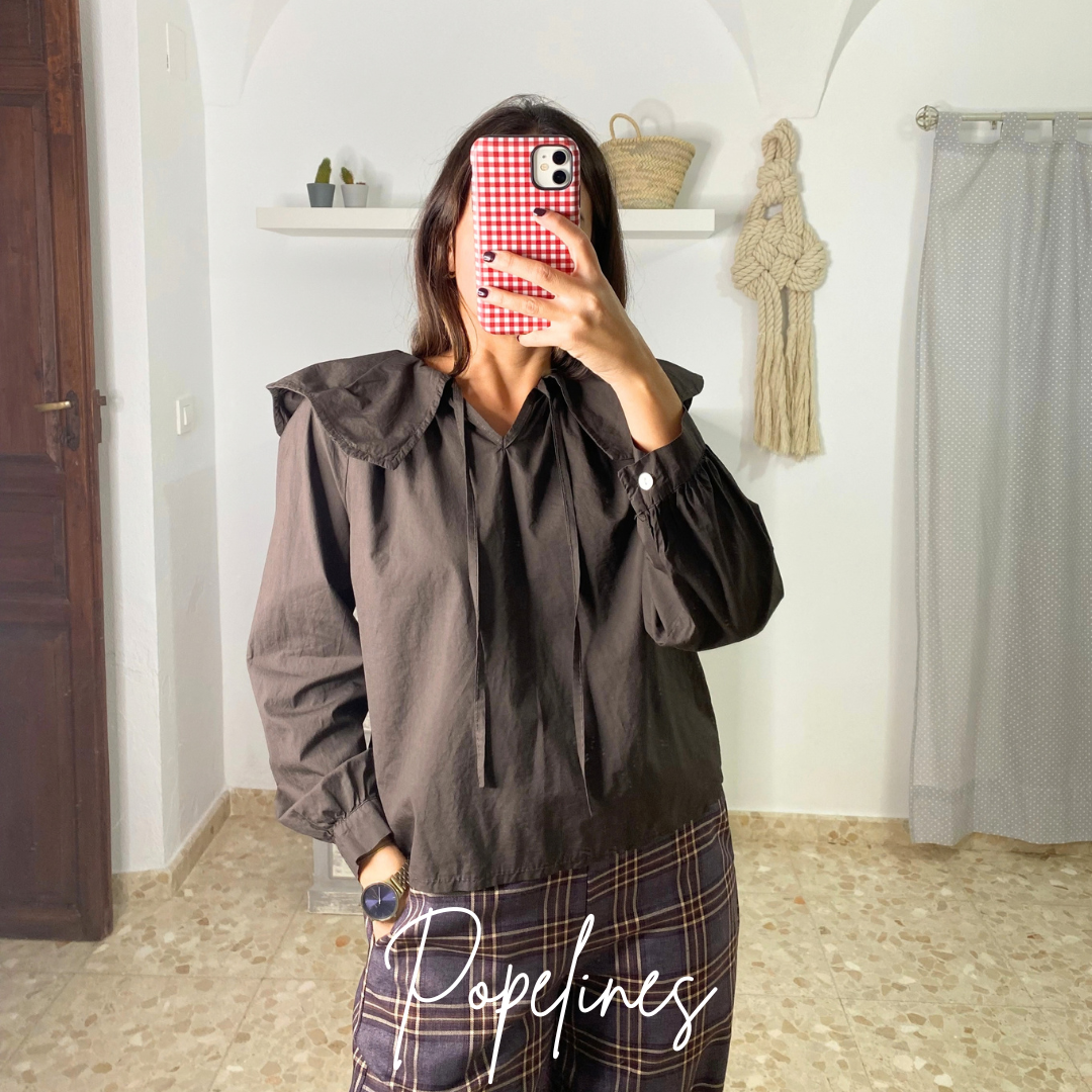 Blusa gola chocolate