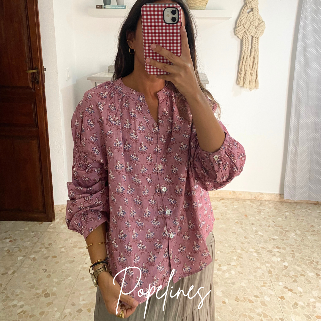 Blusa India rosa