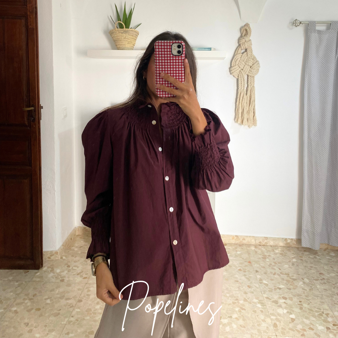Blusa Málaga vino