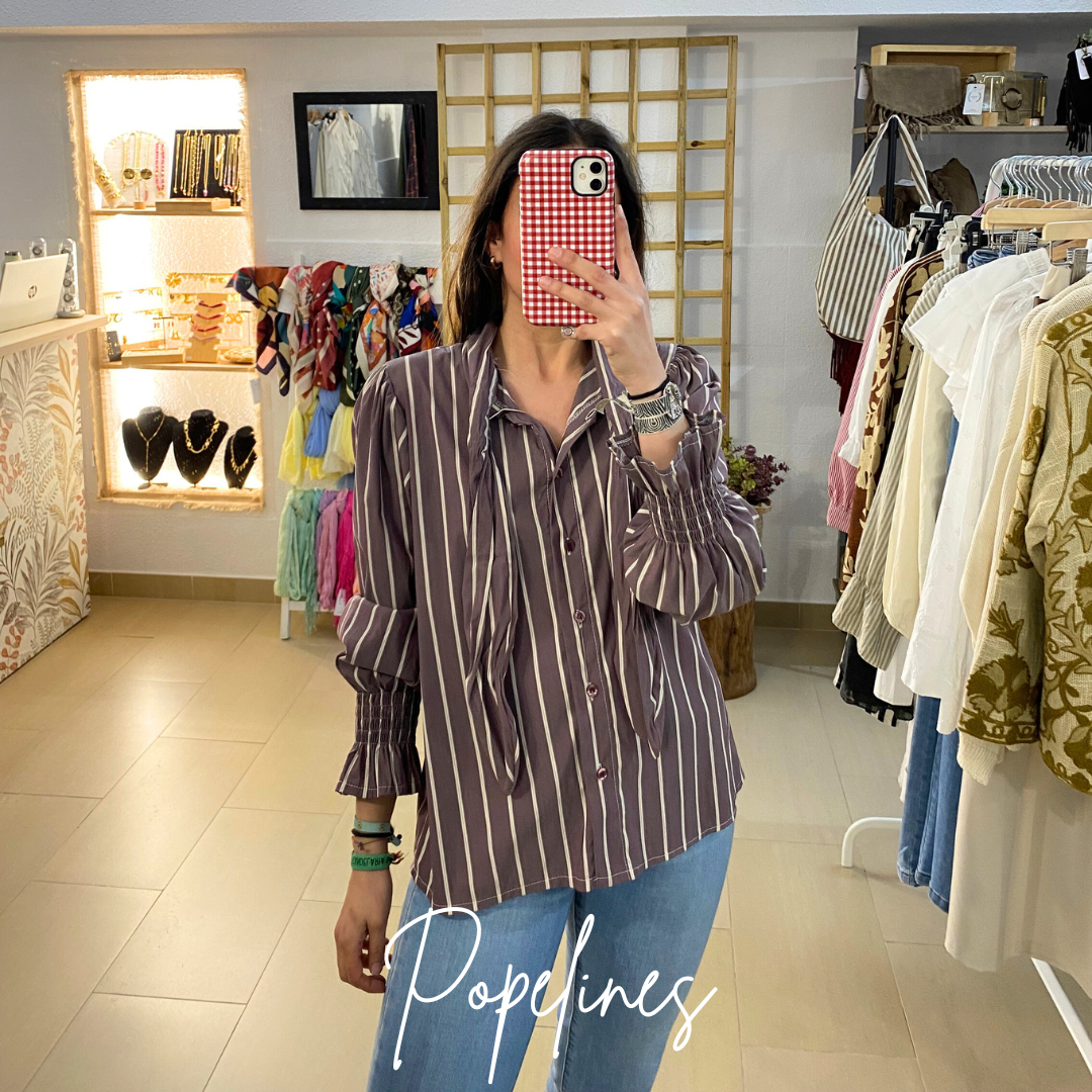 Camisa Jerez malva