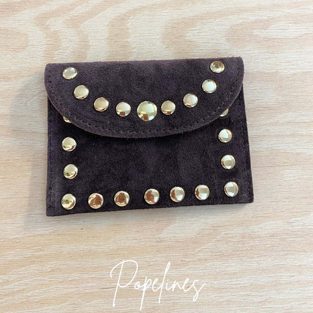 Cartera tachuela café