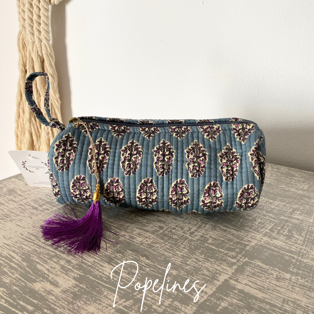Estuche grande azul