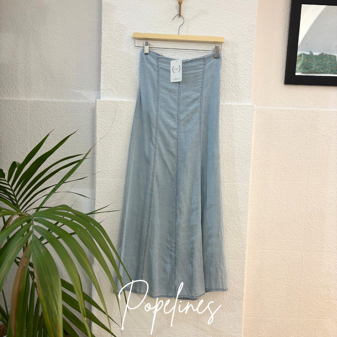 Falda denim