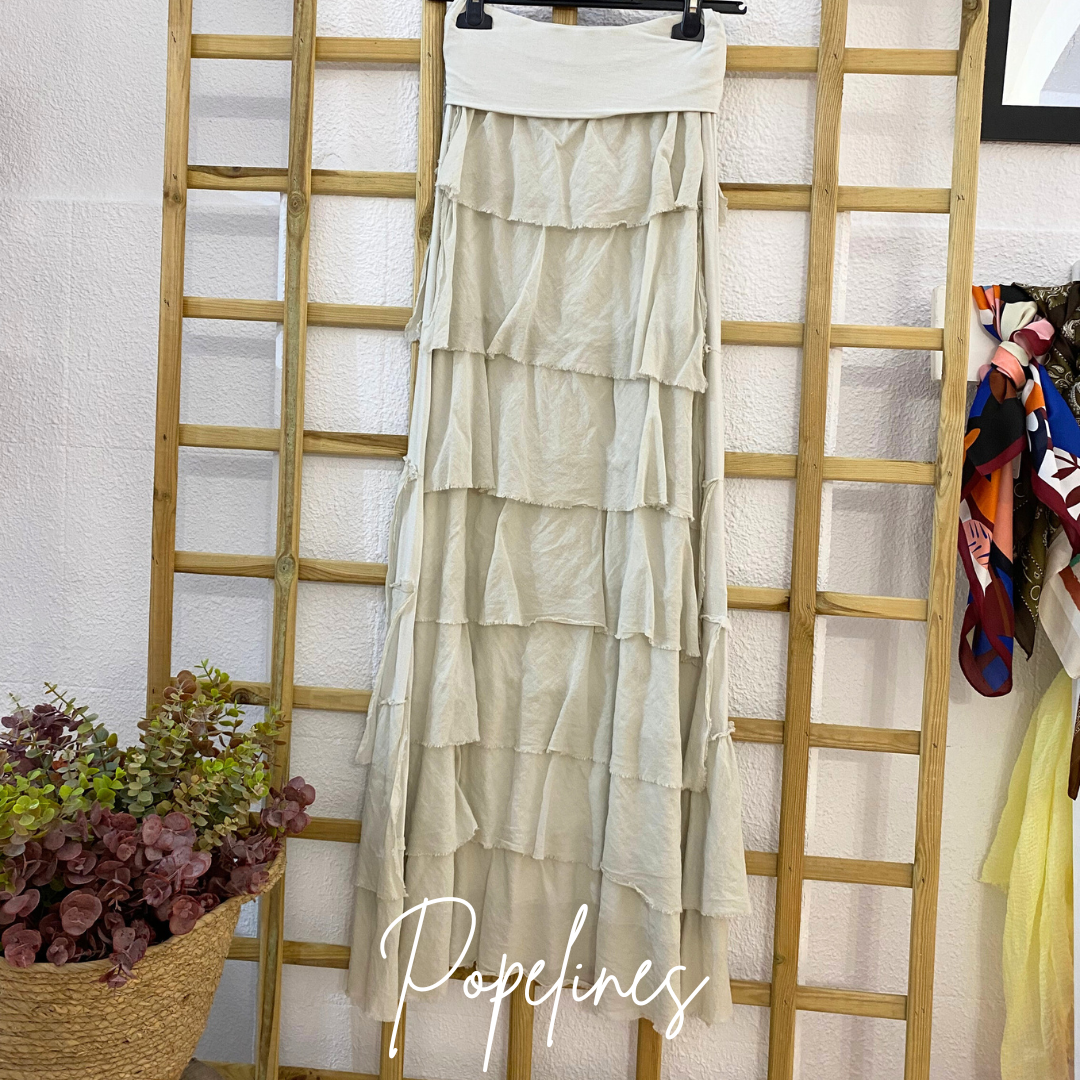 Falda/ Vestido Kenza beige