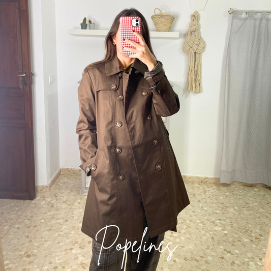 Gabardina chocolate