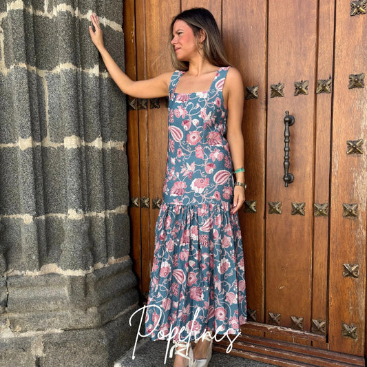 Vestido Nilo azul
