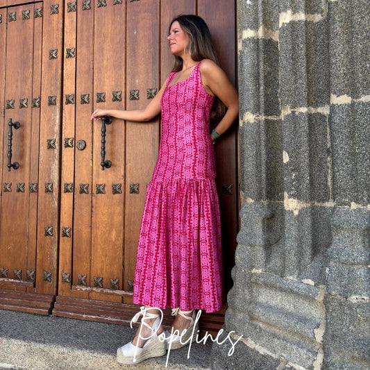 Vestido Roma rosa