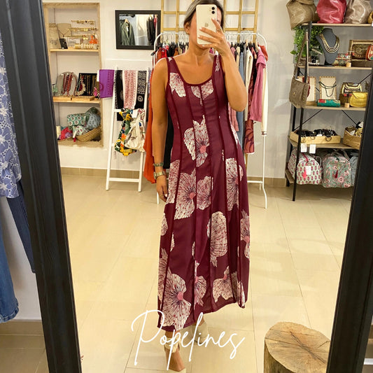 Vestido estampado flor