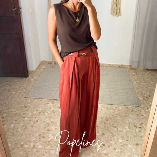 Pantalón Lucía teja