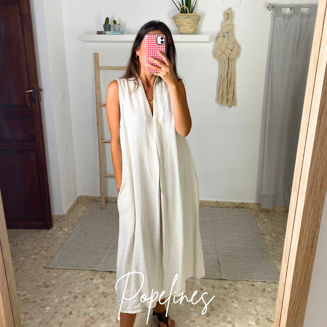 Vestido Isabel beige