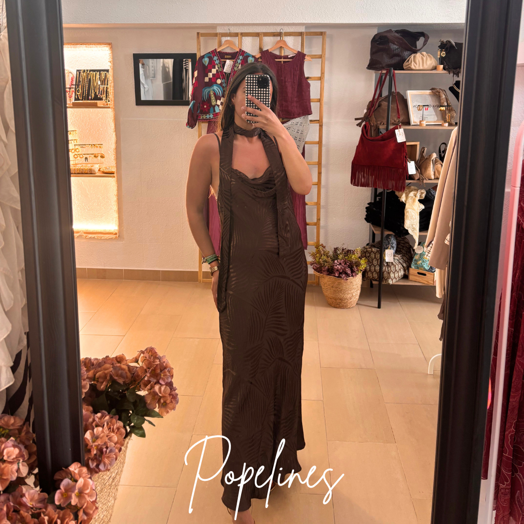Vestido María chocolate