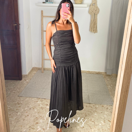 Vestido Tarifa chocolate